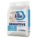 Cat & Clean® Sensitive mit Babypuderduft (15 kg)